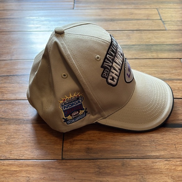 Nike LSU Tigers 2003 BCS National Championship Cap Hat Strapback SEC - Picture 7 of 11